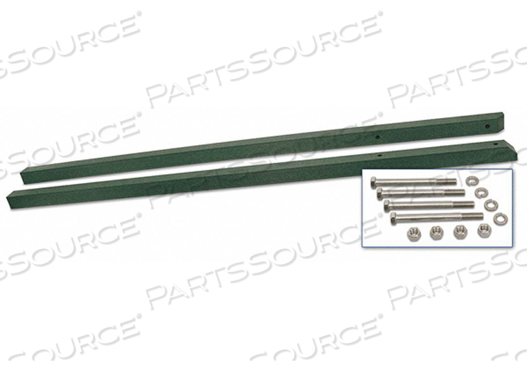 SIGN POST 10 FT L 3-1/2 IN D PK2 by United Visual Products