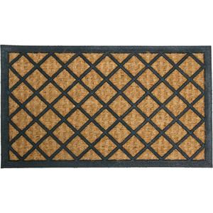 MY ENGLISH GARDEN COIR DOOR MAT 5/8" THICK 1.5' X 2.5' by Rubber - Cal, Inc