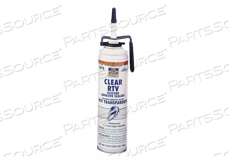 RTV SILICONE SEALANT 7.5 OZ CAN CLEAR by Permatex