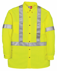 FR LONG SLEEVE SHIRT YELLOW 2XL BUTTON by Big Bill FR LONG SLEEVE SHIRT YELLOW 2XL BUTTON by Big Bill