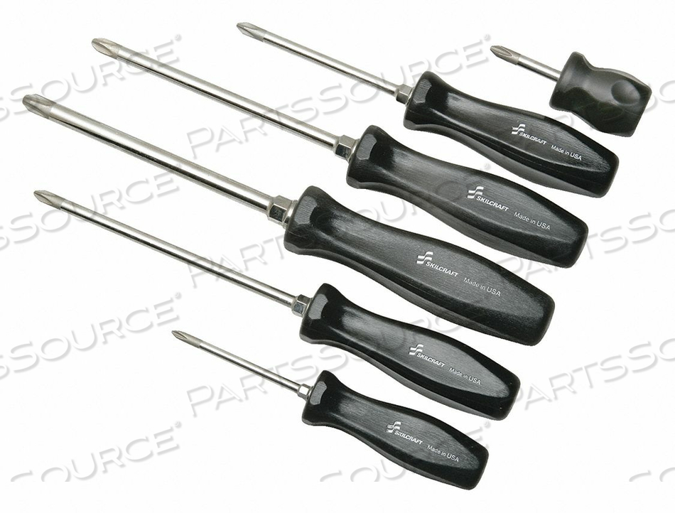 SCREWDRIVER SET PHILLIPS/CROSSPOINT 6 PC by Ability One SCREWDRIVER SET PHILLIPS/CROSSPOINT 6 PC by Ability One
