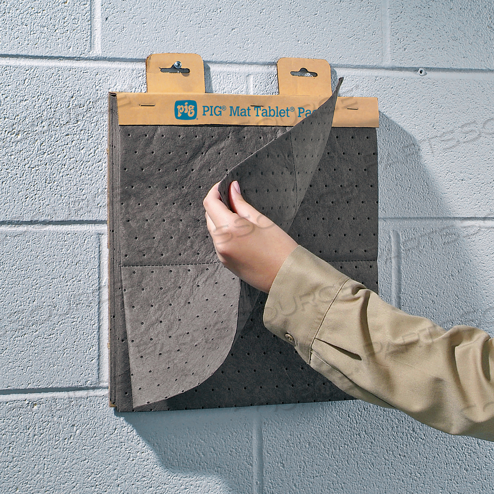 PIG ABSORBENT MAT TABLET PACK by New Pig Corporation PIG ABSORBENT MAT TABLET PACK by New Pig Corporation