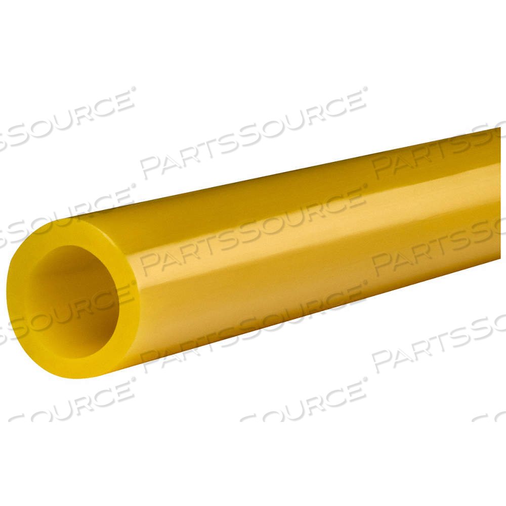TUBING, NYLON, YELLOW, 1/4 IN OD, 3/16 IN ID, 10 FT LG, ROCKWELL R75, NO STRIPE by Approved Vendor