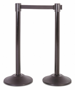 STEEL STANCHION BLACK 13FT BLACK BELT PR by US Weight