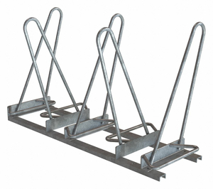 BIKE RACK GALV (5)BIKES 29-1/2IN.H 53INL by Graber Manufacturing