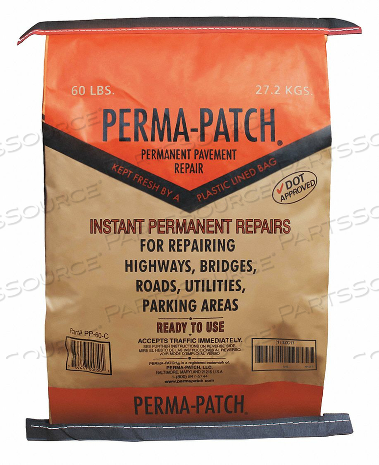 PAVEMENT REPAIR PATCH 60 LB. BAG by Perma-Patch PAVEMENT REPAIR PATCH 60 LB. BAG by Perma-Patch