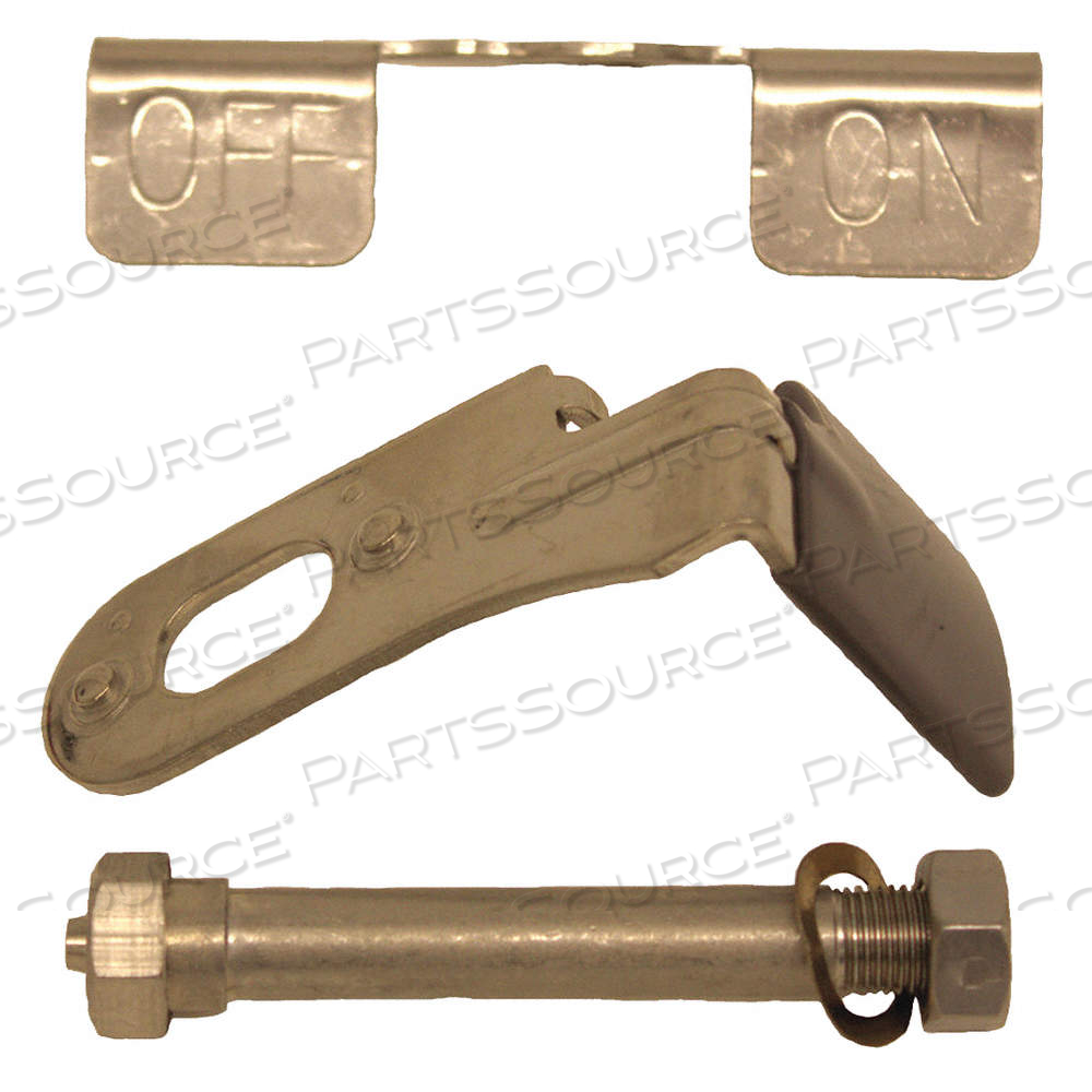 CASTER BRAKE KIT, SIDE PEDAL BRAKE, NO LOCK INCLUDED, FOR 5 IN WHEEL DIA., LEFT SIDE by Approved Vendor CASTER BRAKE KIT, SIDE PEDAL BRAKE, NO LOCK INCLUDED, FOR 5 IN WHEEL DIA., LEFT SIDE by Approved Vendor