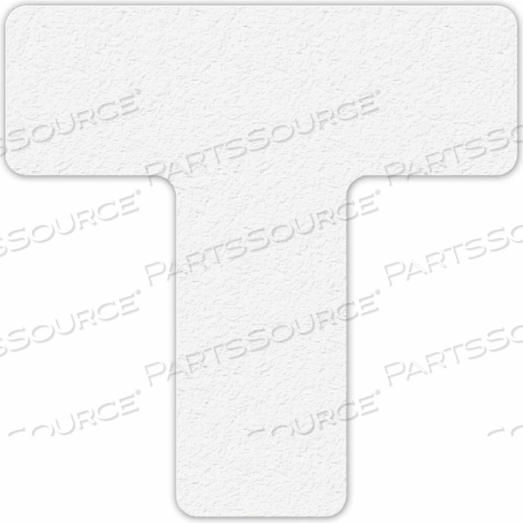 FLOOR MARKING TAPE, WHITE, T SHAPE, 25/PKG. by Incom Manufacturing