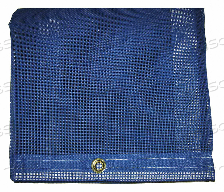 MESH TARP BLUE 14 X 24 FT CUT SIZE by Mauritzon