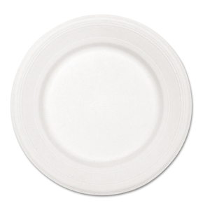 PAPER DINNERWARE, PLATE, 10.5" DIA, WHITE, 500/CARTON by Chinet