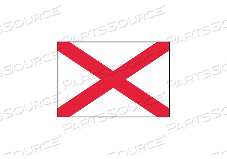 D3761 ALABAMA STATE FLAG 3X5 FT by Annin Flagmakers D3761 ALABAMA STATE FLAG 3X5 FT by Annin Flagmakers