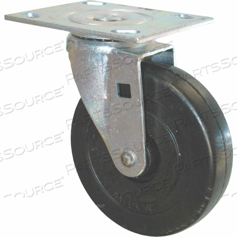 5" SWIVEL PLATE CASTER REPLACEMENT by Rubbermaid Medical Division 5" SWIVEL PLATE CASTER REPLACEMENT by Rubbermaid Medical Division