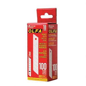 SNAP-OFF BLADE 18MM W PK100 by Olfa