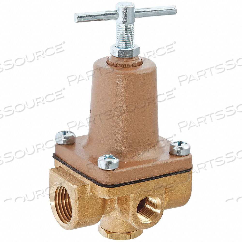 WATER PRESSURE REGULATOR VALVE 3/8 IN. by Watts Regulator Co. WATER PRESSURE REGULATOR VALVE 3/8 IN. by Watts Regulator Co.