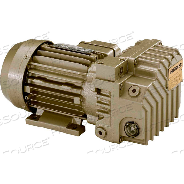 OIL LUBRICATED ROTARY VANE VACUUM PUMP, 28 ACFM, 2HP 