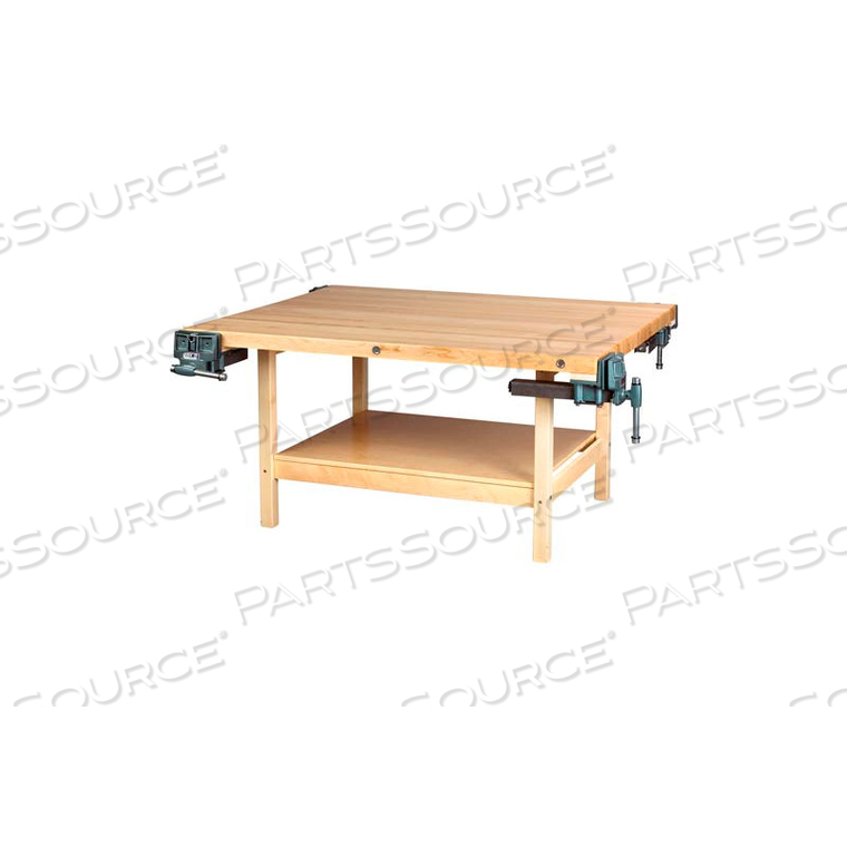 60"W X 30"D WOODWORKING BENCH, MAPLE 