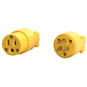 REPLACEMENT CONNECTOR AND PLUG, 15 A, 125 V, 3-WIRE, VINYL, FEMALE by Southwire Company, LLC