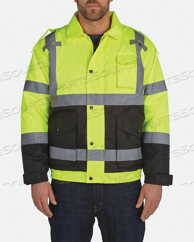 BOMBER JACKET 2XL YELLOW/BLACK by Utility Pro Wear BOMBER JACKET 2XL YELLOW/BLACK by Utility Pro Wear