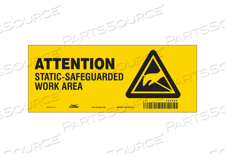 ELECTRICAL SIGN 10 W 4 H 0.004 THICK 