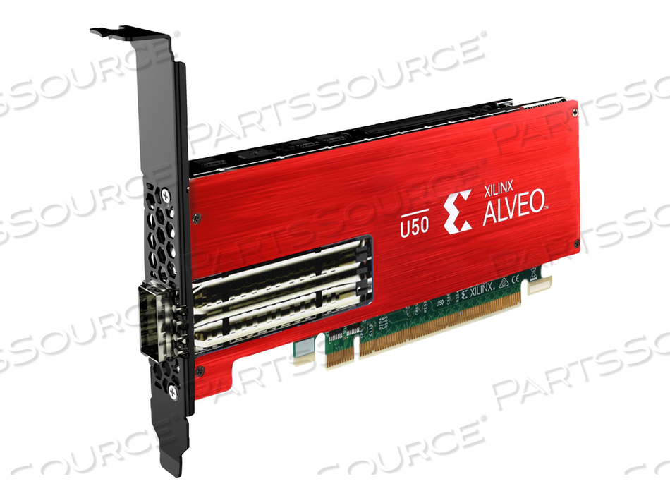 XILINX ALVEO U50 DATA CENTER ACCELERATOR CARD, GPU COMPUTING PROCESSOR, ALVEO U50, 8 GB HBM2, PCIE 3.0 X16 / PCIE 4.0 X8 LOW PROFILE, QSFP28 by Lenovo