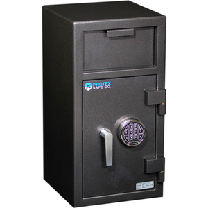 LARGE FRONT LOADING DEPOSITORY SAFE WITH ELECTRONIC LOCK 14" X 14" X 27" GRAY by Protex Safe Co. LLC