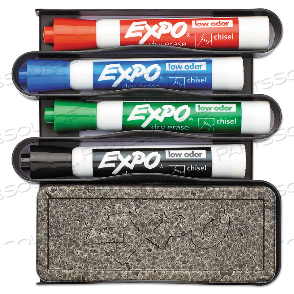 DRY ERASE MARKER SET CHISEL PK4 by Expo
