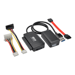 USB 3.0 SUPERSPEED TO SATA/IDE ADAPTER 2.5/3.5/5.25" HARD DRIVES by Tripp Lite USB 3.0 SUPERSPEED TO SATA/IDE ADAPTER 2.5/3.5/5.25" HARD DRIVES by Tripp Lite