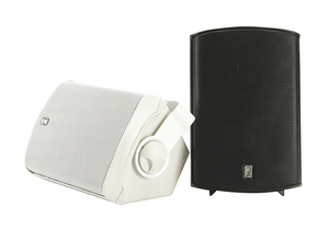 OUTDOOR BOX SPEAKERS WHITE 4-3/4IN.D PR by Poly-Planar