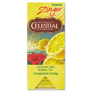 TEA, HERBAL LEMON ZINGER, 25/BOX by Celestial Seasonings