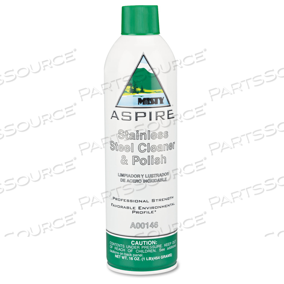 SS CLEANER 16 OZ AEROSOL CAN PK12 by Misty