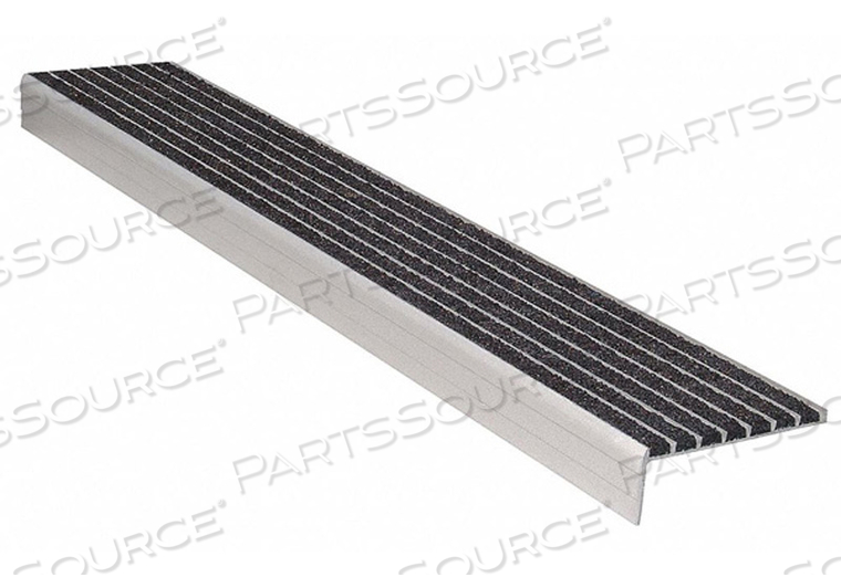 STAIR NOSING BLACK 36IN W EXTRUDED ALUM by Wooster