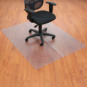 INTERION OFFICE CHAIR MAT FOR HARD FLOOR - 46"W X 60"L - STRAIGHT EDGE by Aleco