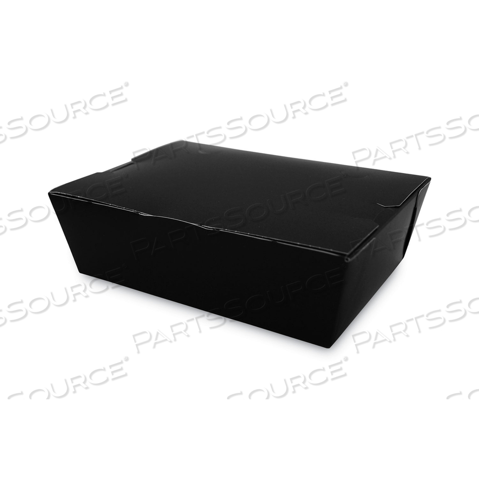 CHAMPPAK CARRYOUT BOXES, 7.75 X 5.5 X 2.5, BLACK, PAPER by SCT CHAMPPAK CARRYOUT BOXES, 7.75 X 5.5 X 2.5, BLACK, PAPER by SCT