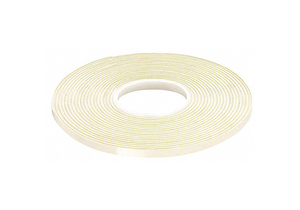 DOUBLE SIDED TAPE WHITE ROLL 1INWX5YD.L by Tapecase