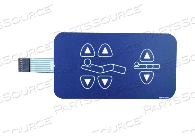 LABEL, RIGHT, NURSE CONTROL, FOR USE WITH: FOR MODEL FL28C GOBED® II MEDSURG BED by Stryker Medical