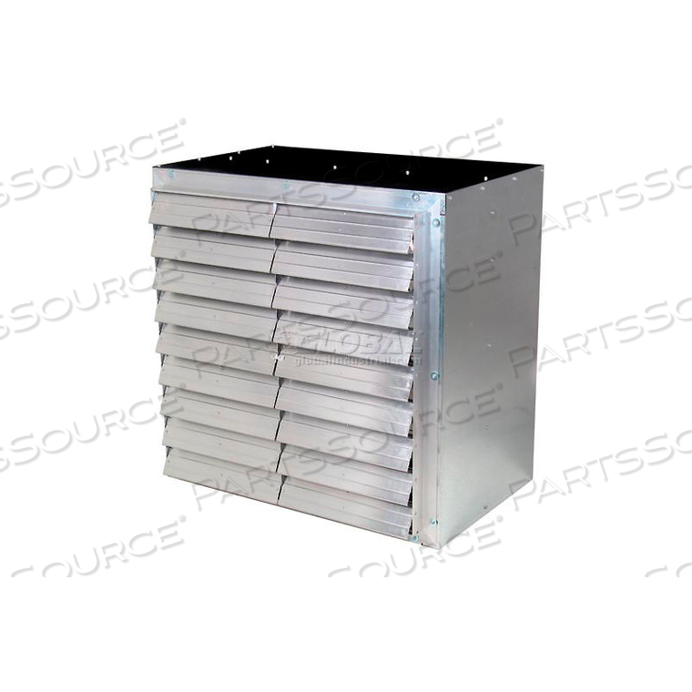 36" GALVANIZED WALL MASTER EXHAUST FAN, BELT DRIVE, 1HP by J & D Manufacturing