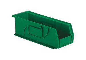 HANG/STACK BIN 5HX5-1/2WX14-3/4D GREEN by Lewisbins