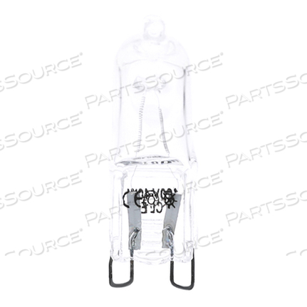 BULB, HALOGEN, 40W 120V, G9 