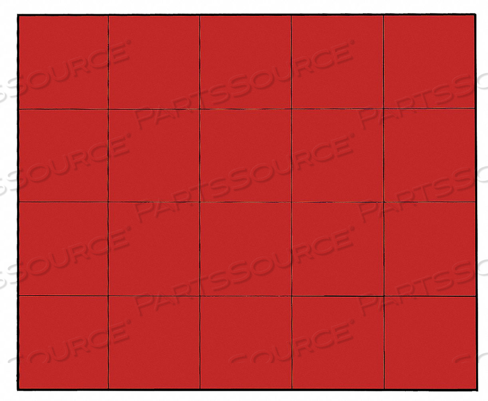 MAGNETIC SQUARES 3/4 IN W RED PK20 by Magna Visual MAGNETIC SQUARES 3/4 IN W RED PK20 by Magna Visual