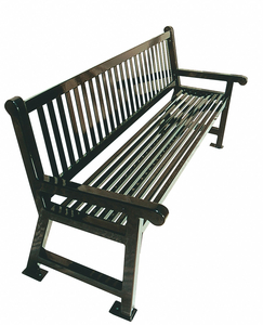 OUTDOOR BENCH 72 IN L 36 IN H BLUE by UltraSite OUTDOOR BENCH 72 IN L 36 IN H BLUE by UltraSite