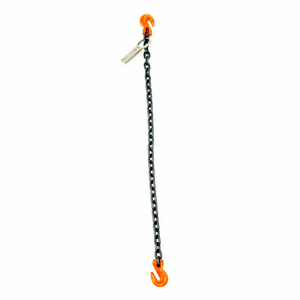 10' SINGLE LEG CHAIN SLING W/ GRAB HOOK by Mazzella Lifting Technologies