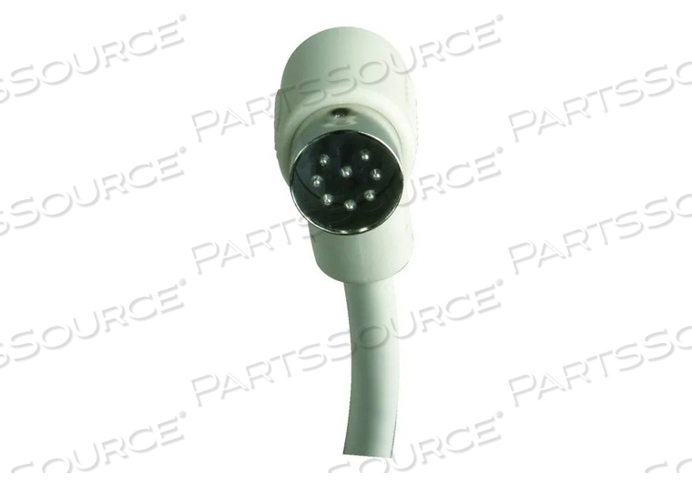 NURSE CALL CORD MOMENTARY 8 PIN DIN 60-DEGREE ANGLED PLUG 8 FT by Anacom MedTek