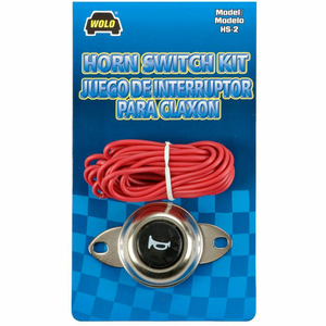 HS-2 HORN & SWITCH & WIRE HOOK-UP KIT - MIN QTY 5 by Wolo