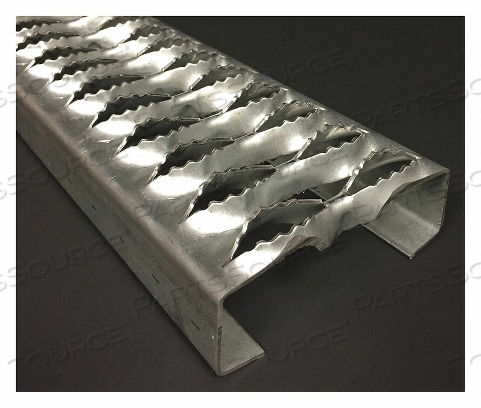 LADDER TREAD CHANNEL, CHANNEL, SERRATED, STEEL by Direct Metals LADDER TREAD CHANNEL, CHANNEL, SERRATED, STEEL by Direct Metals