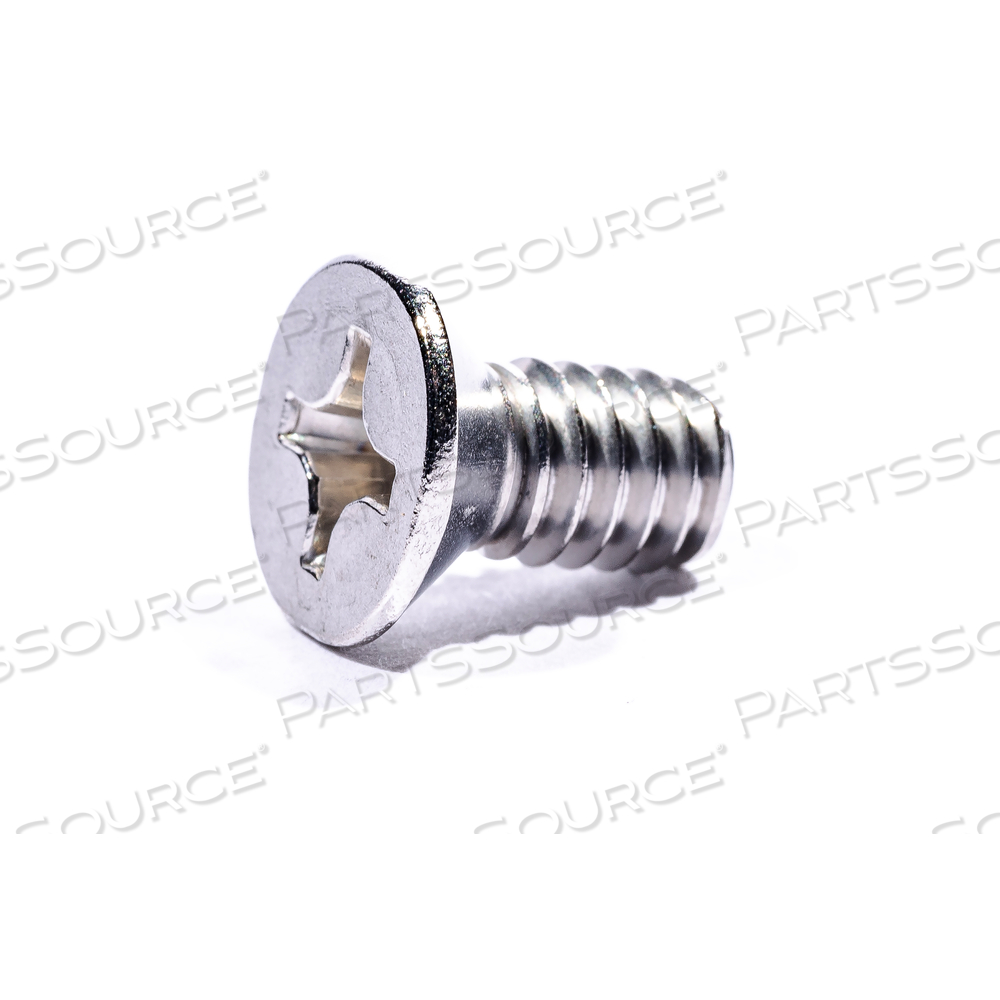 SCREW, FLAT HEAD, PHILLIPS DRIVE, 0.25 - 20 TPI, 0.50 IN L, STAINLESS STEEL by Getinge USA Sales, LLC