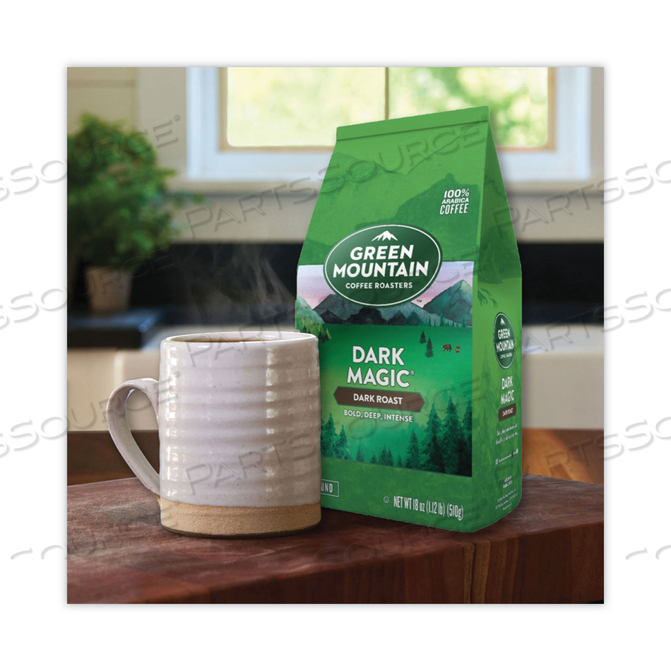 DARK MAGIC GROUND COFFEE, 18 OZ BAG by Green Mountain Coffee DARK MAGIC GROUND COFFEE, 18 OZ BAG by Green Mountain Coffee