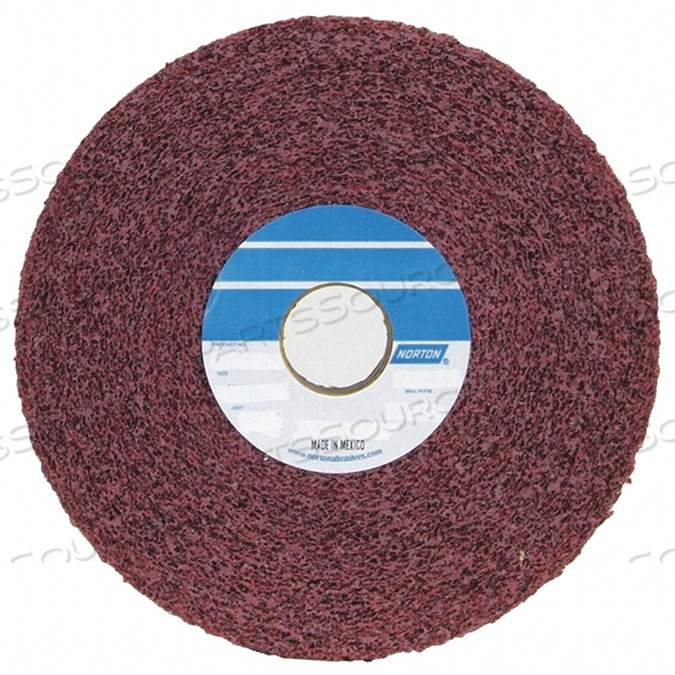 CONVOLUTE WHEEL METAL FINISH 12X2X5 MED by Norton | Saint-Gobain Abrasives