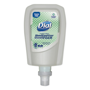 ANTIBACTERIAL FOAMING HAND SANITIZER REFILL FOR FIT TOUCH FREE DISPENSER, 1 L BOTTLE, FRAGRANCE-FREE by Dial ANTIBACTERIAL FOAMING HAND SANITIZER REFILL FOR FIT TOUCH FREE DISPENSER, 1 L BOTTLE, FRAGRANCE-FREE by Dial