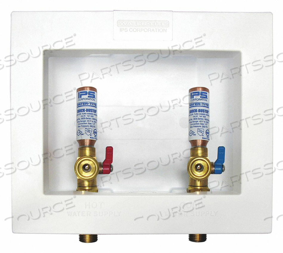 OUTLET BOX BRASS 6.13 BOX H by Water-Tite