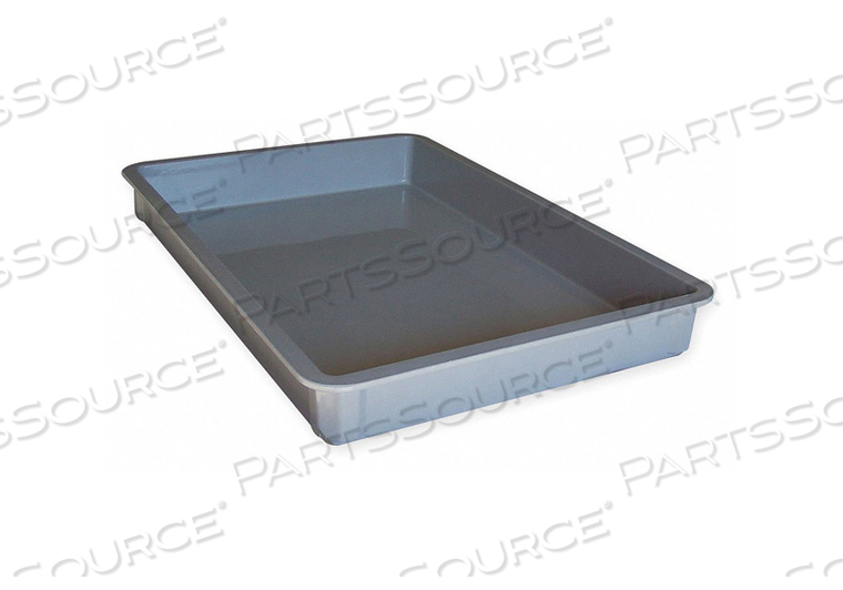 F8688 STACKING CONTAINER HD L 25 3/4 D 3 GRAY by Molded Fiberglass F8688 STACKING CONTAINER HD L 25 3/4 D 3 GRAY by Molded Fiberglass